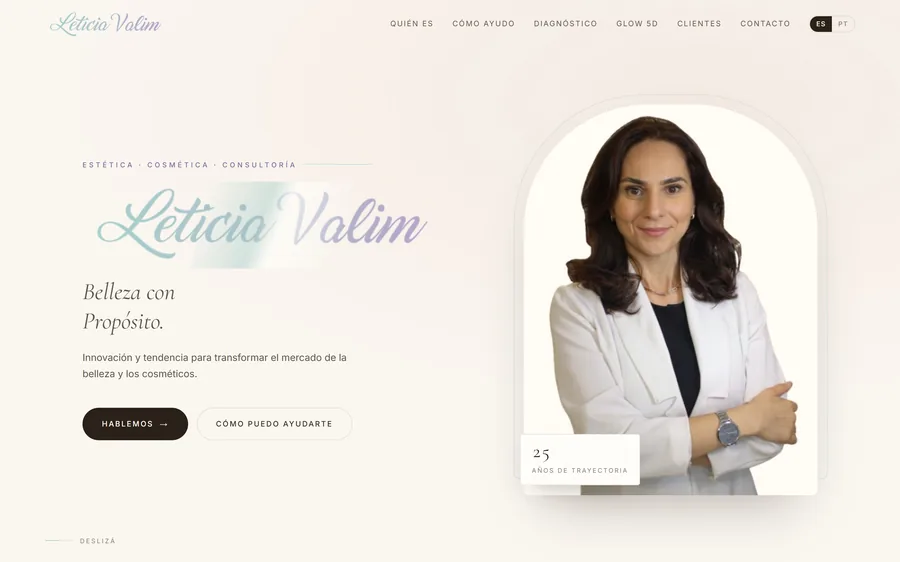 Web y sistema de Leticia Valim